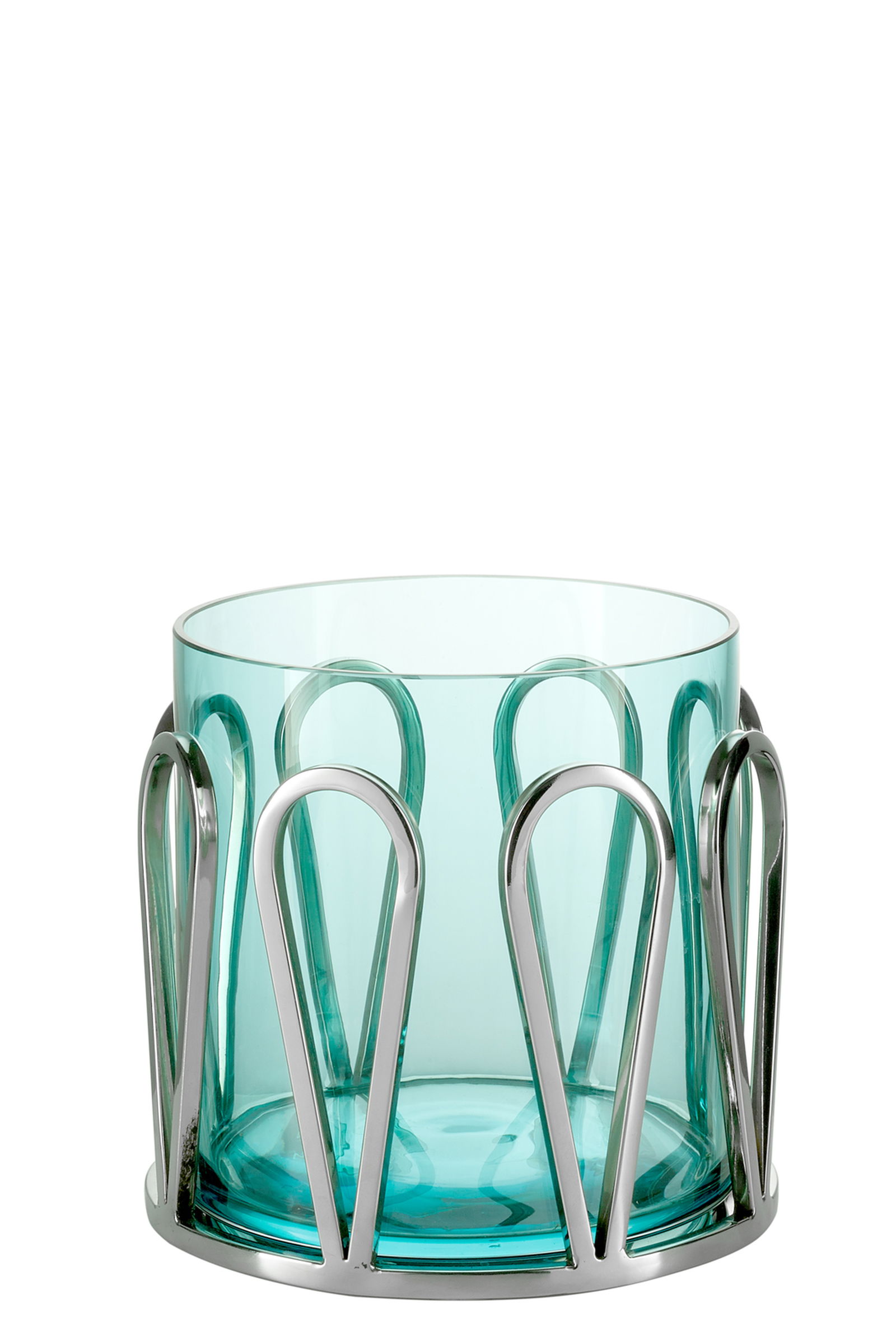 Zırhlı Mumluk 18 Cm Turkuaz / Yeşil