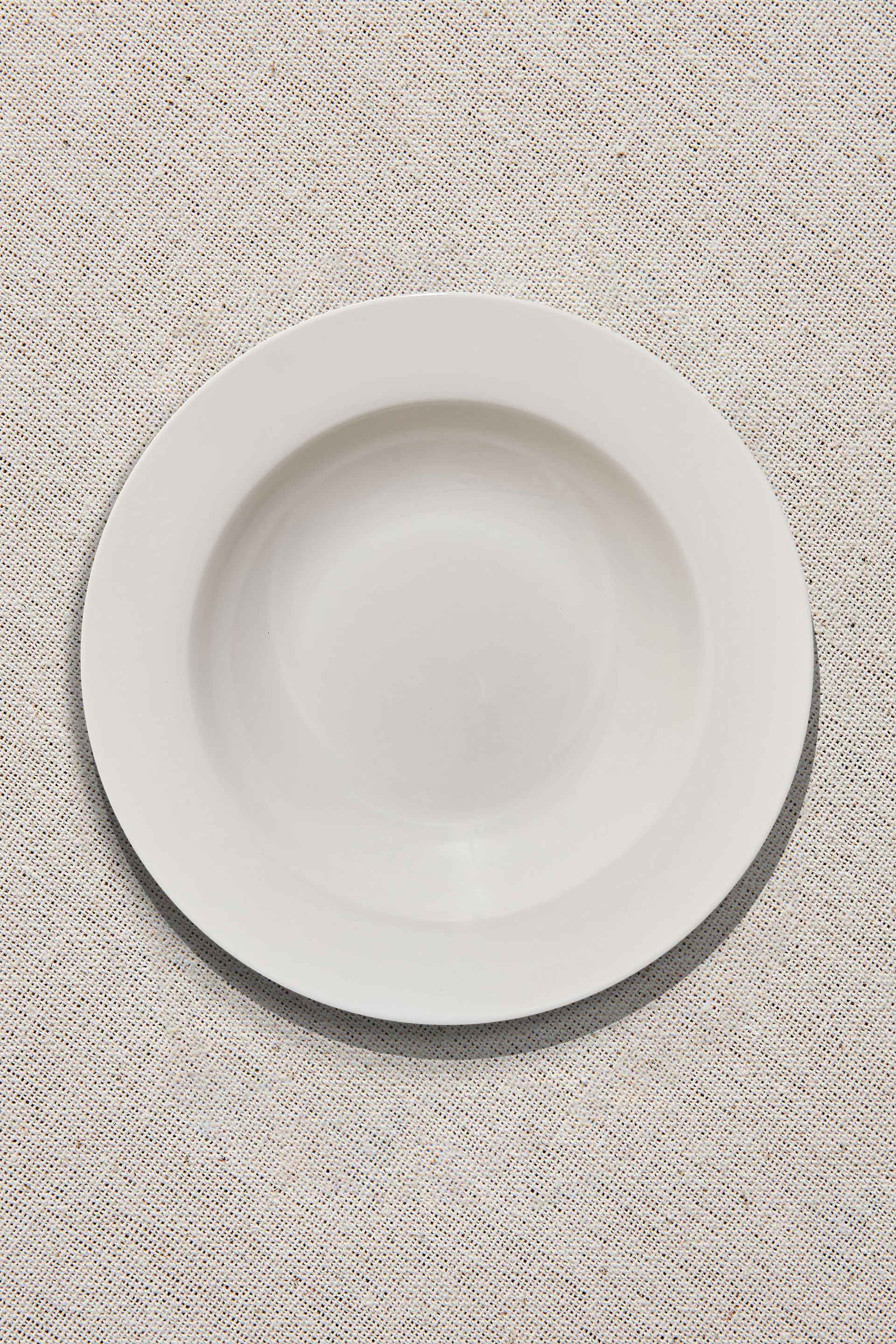 Blank 2 Beyaz Porselen Çukur Tabak