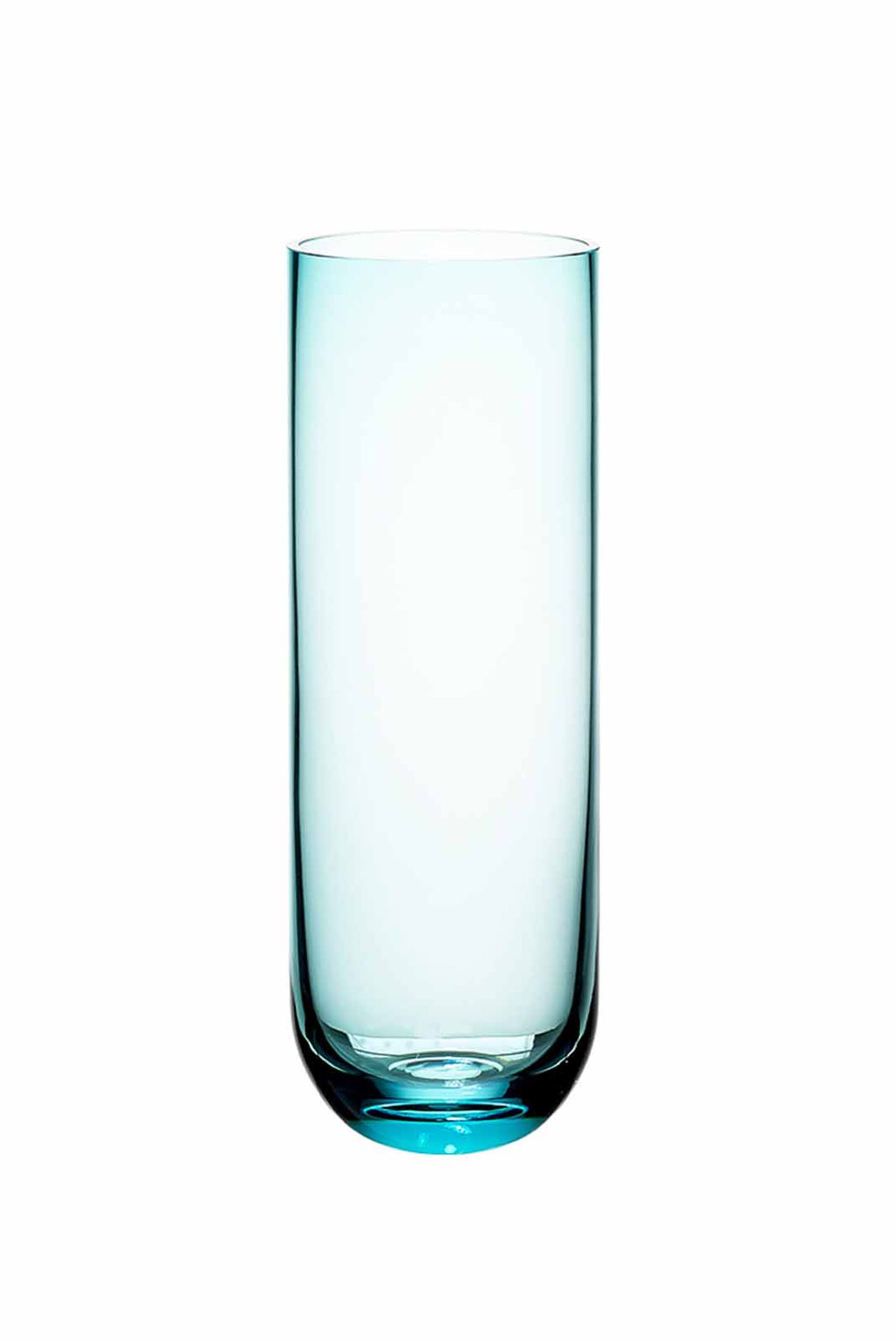 Tüp Vazo Turkuaz / Yeşil 33 cm