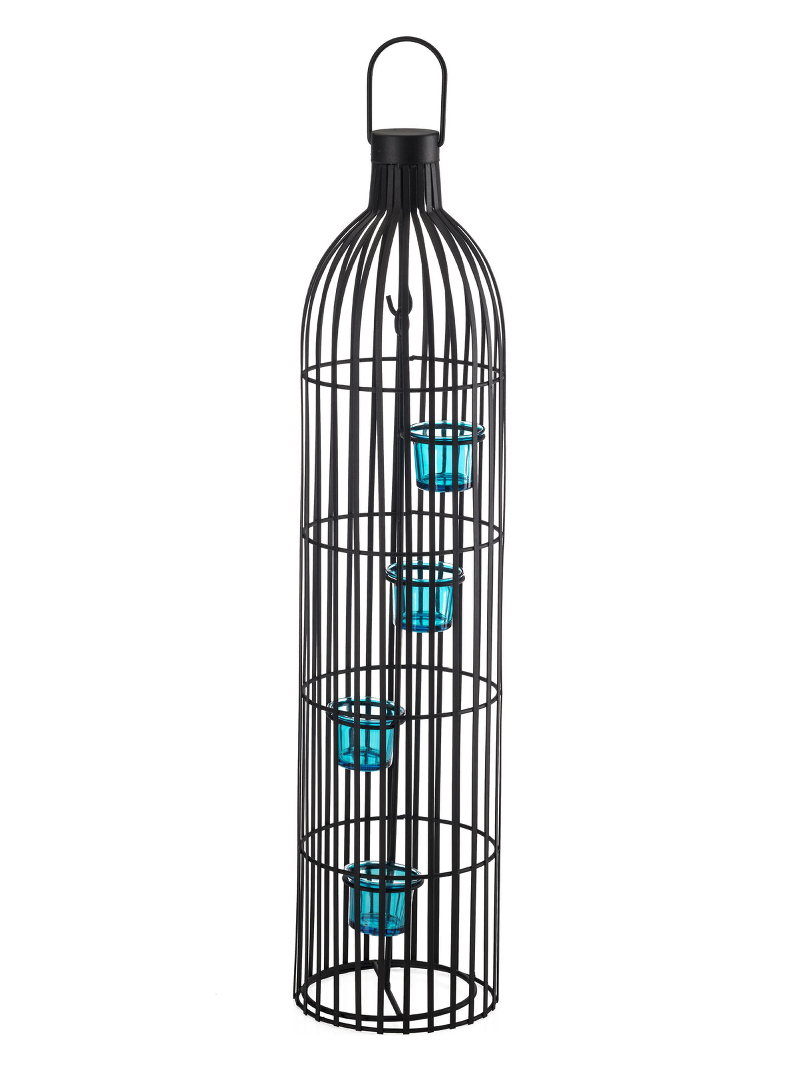 Bottle Tealight Mumluk Turkuaz