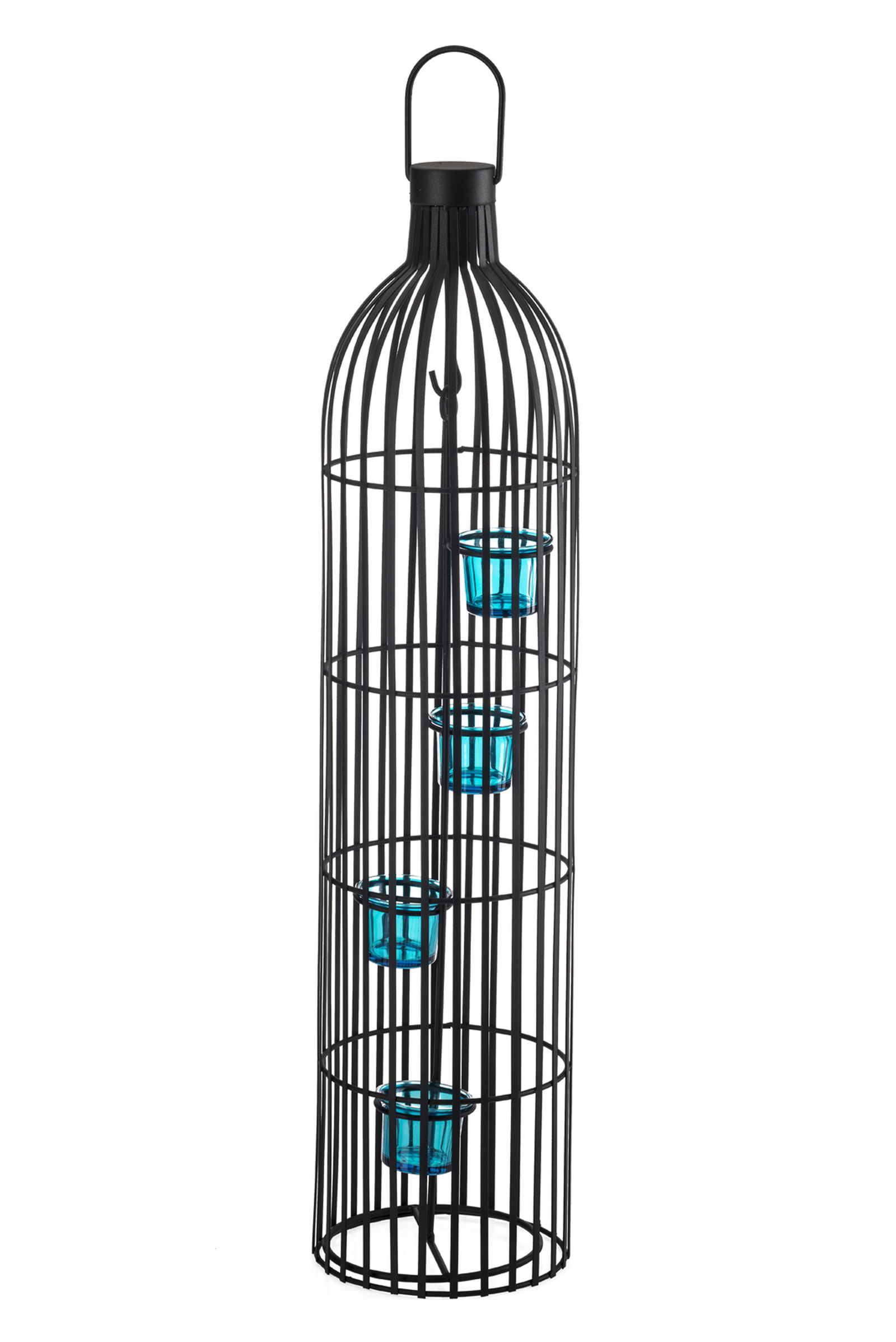 Bottle Tealight Mumluk Turkuaz