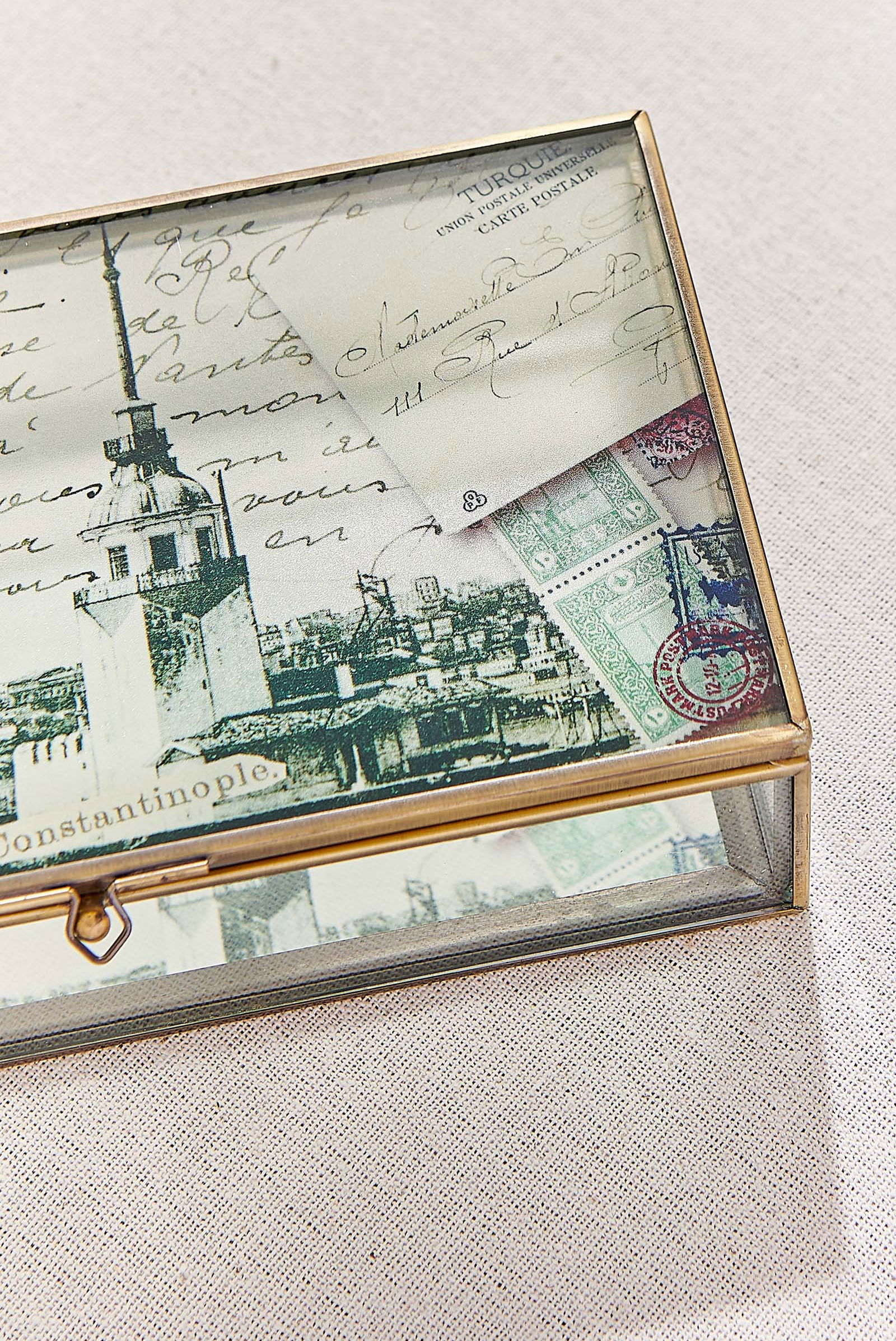 İstanbul Postcard Dekoratif Kutu 20x11 cm