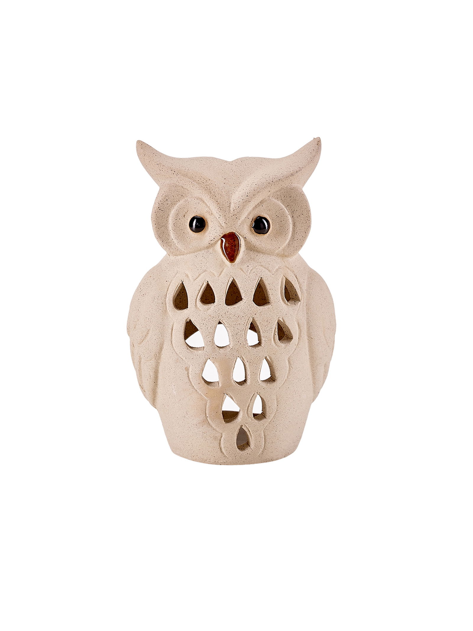 Baykuş Seramik Tealight Mumluk M