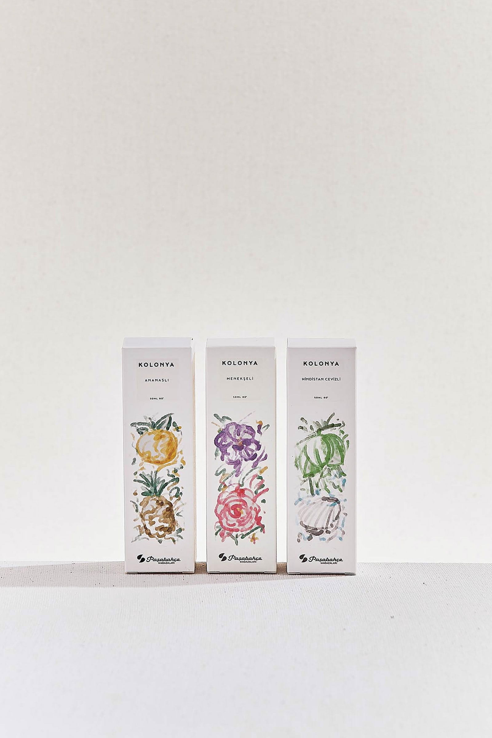Kolonya Tropic Serisi 3'lü Set