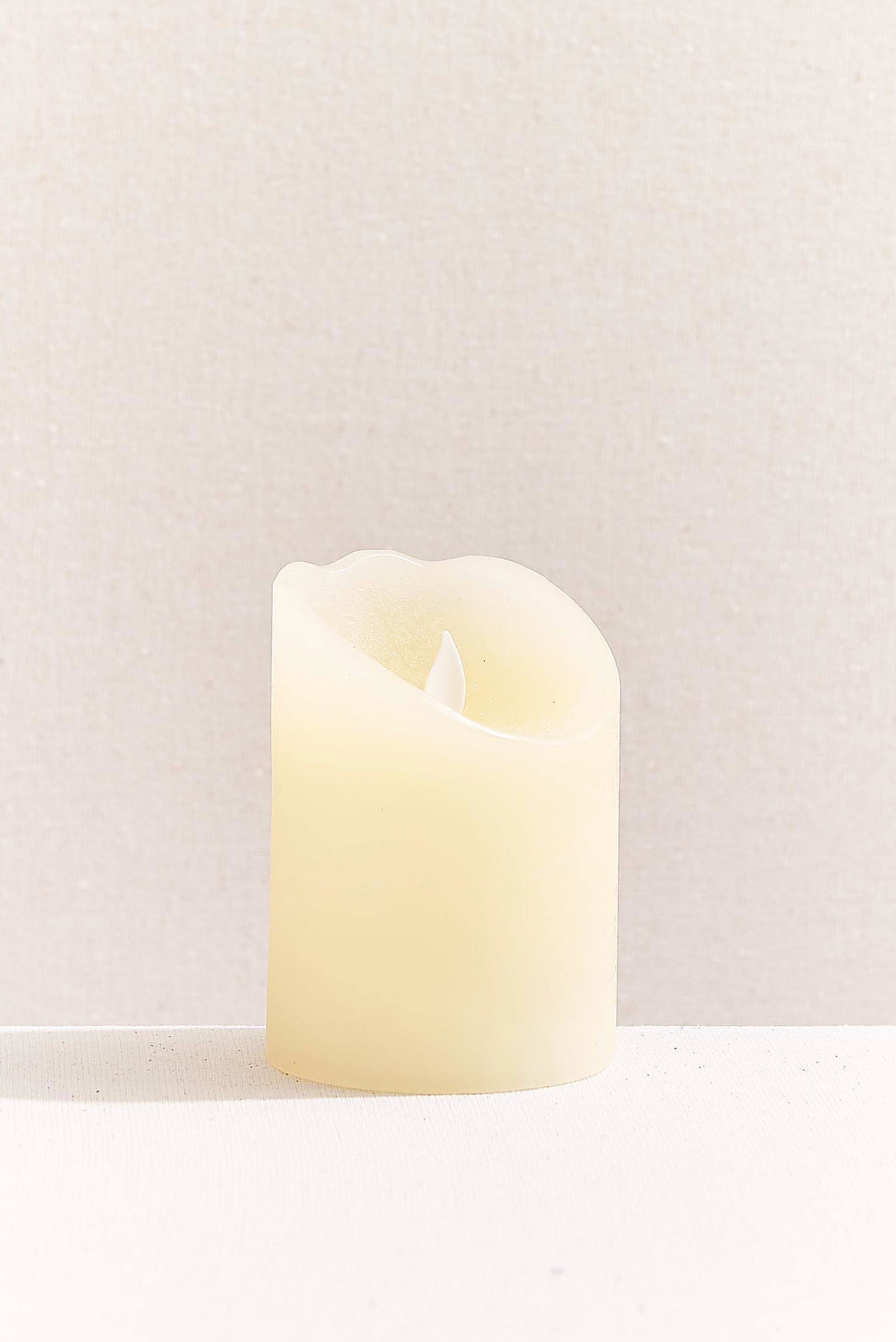 Silindir Led Mum 10x7.5 cm