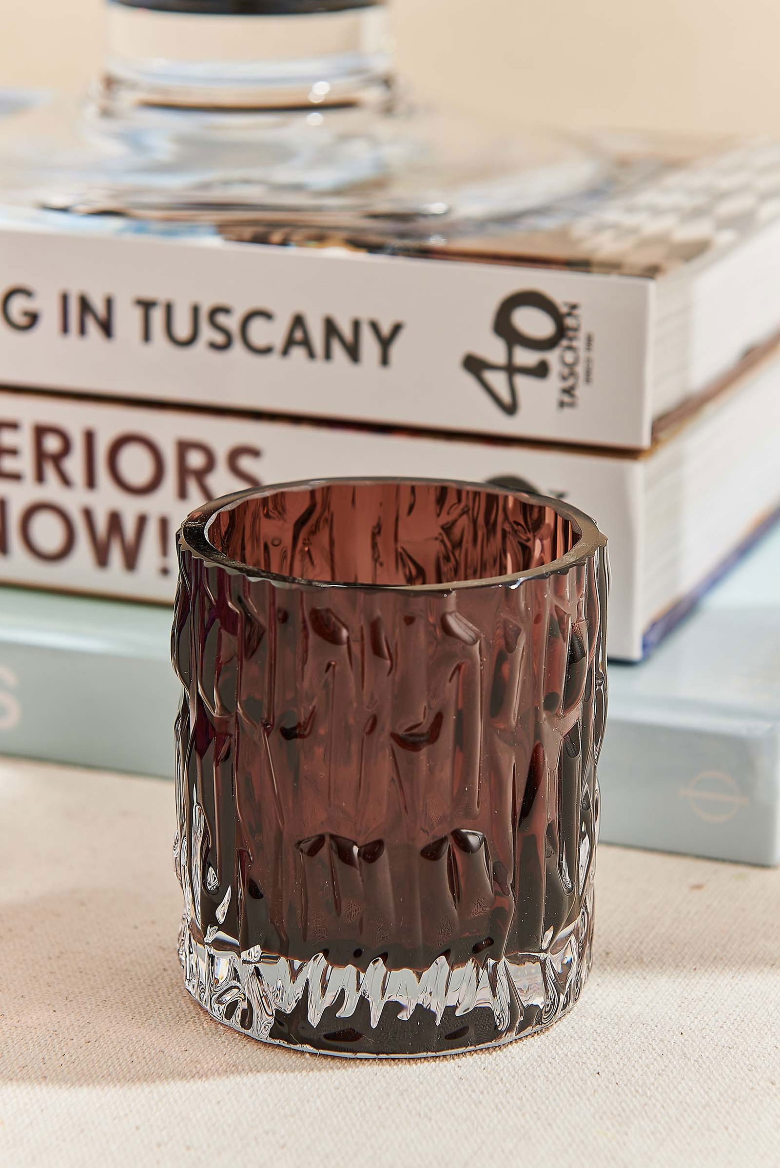 Kabuk Tealight Mumluk 7 cm Kahverengi