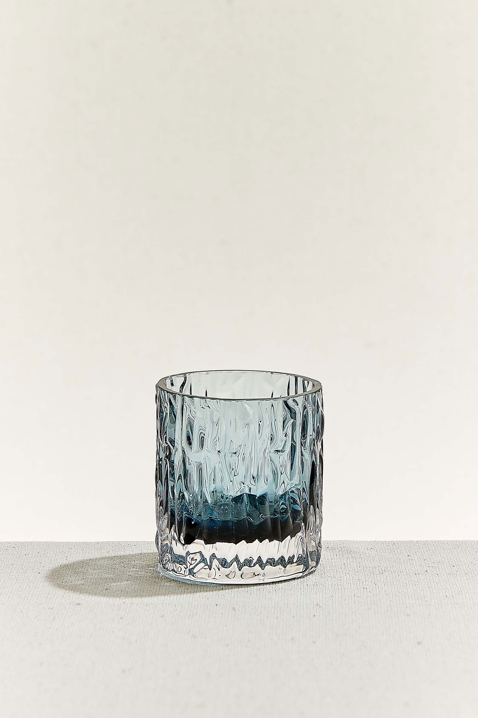 Kabuk Tealight Mumluk 7 cm Mavi