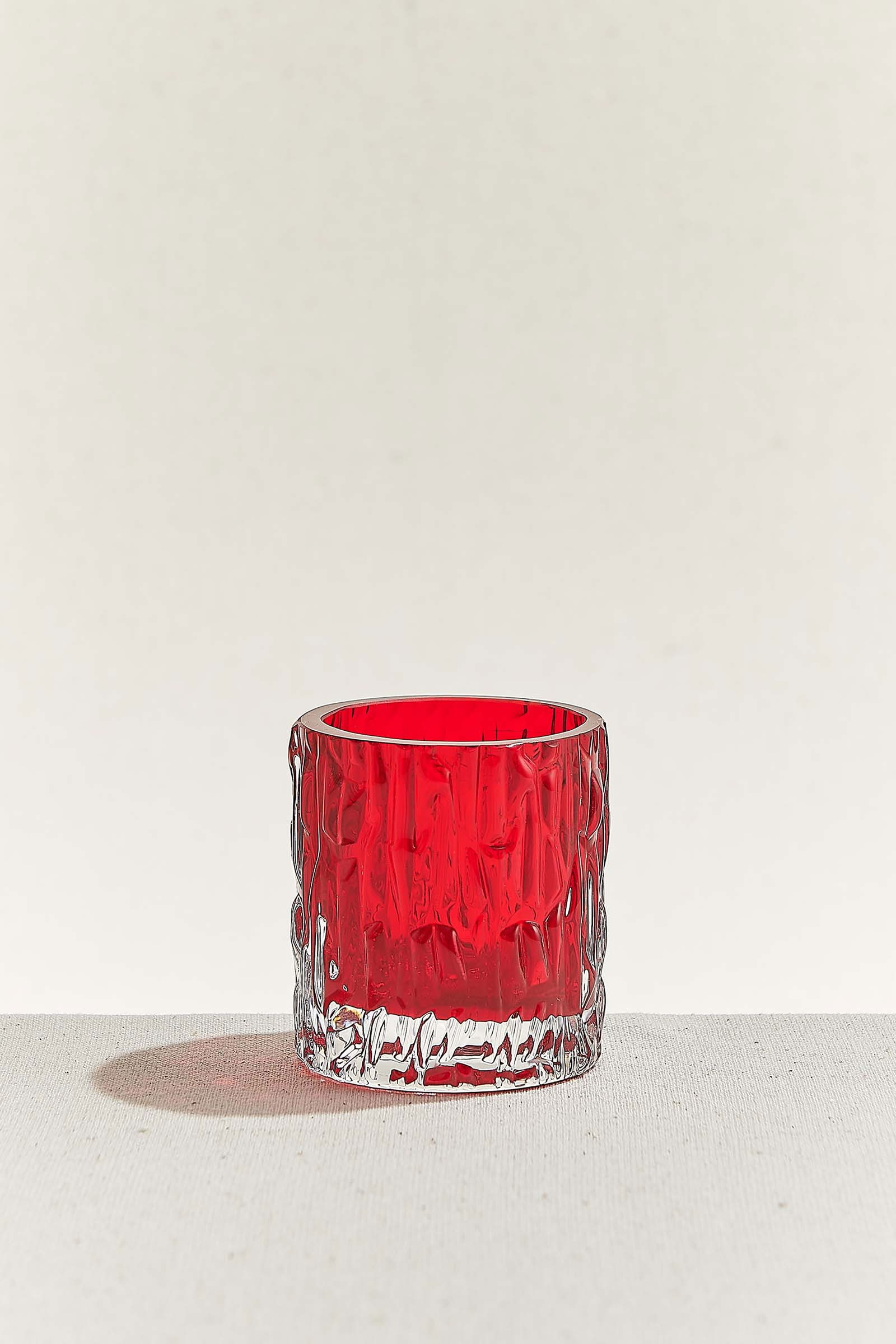 Kabuk Tealight Mumluk 7 cm Kırmızı