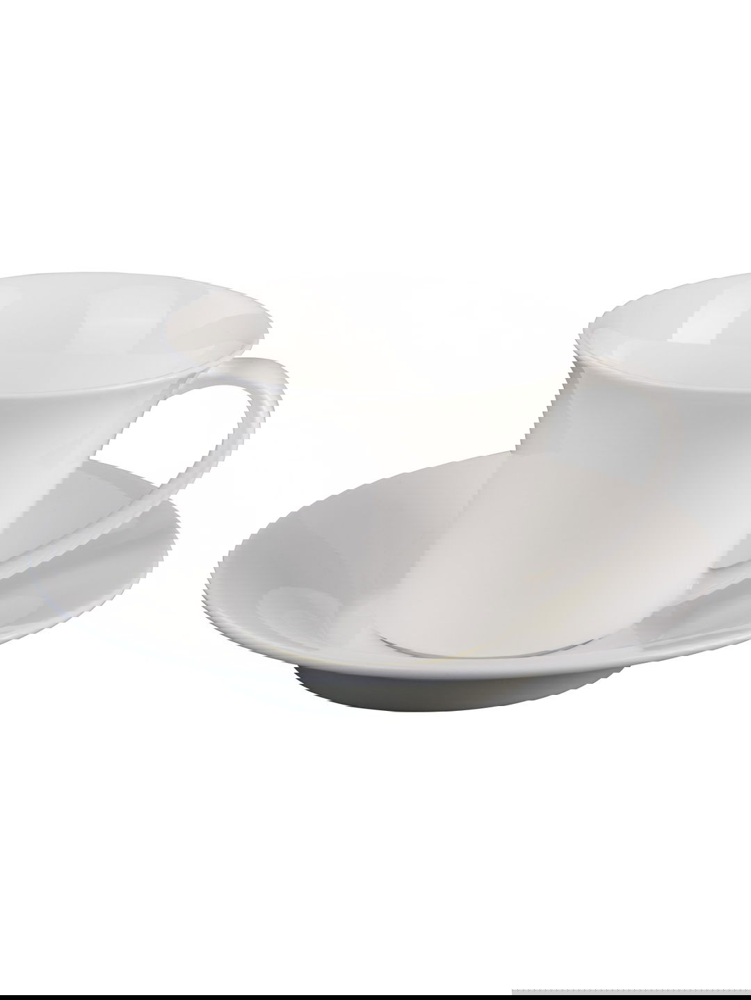 Beyaz Milano Bonechina Çay Fincanı