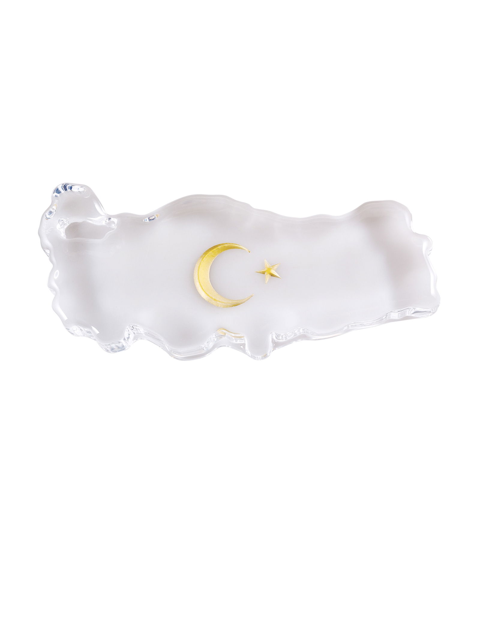 Türkiye Haritası Ayyıldız Kağıt Ağırlık