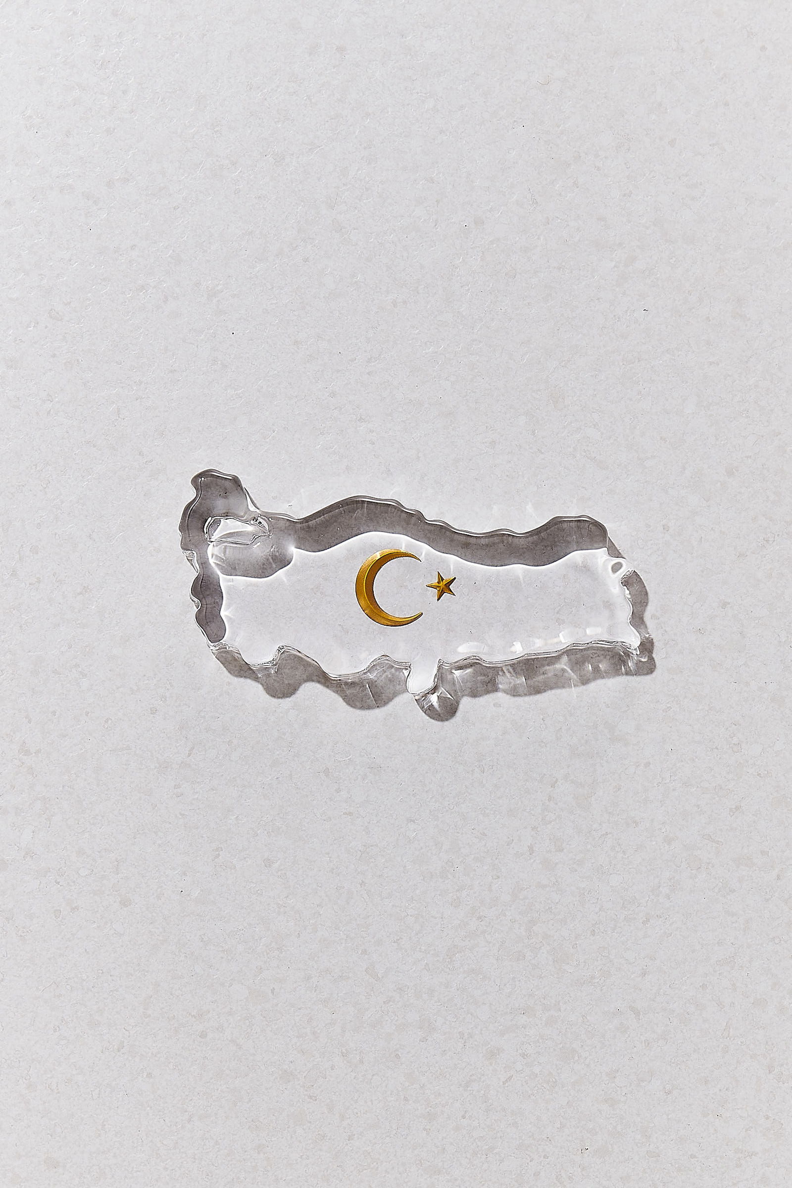 Türkiye Haritası Ayyıldız Kağıt Ağırlık