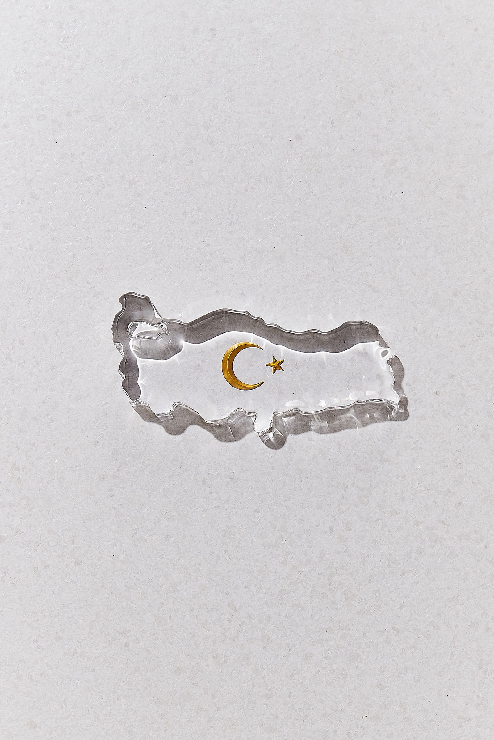 Türkiye Haritası Ayyıldız Kağıt Ağırlık