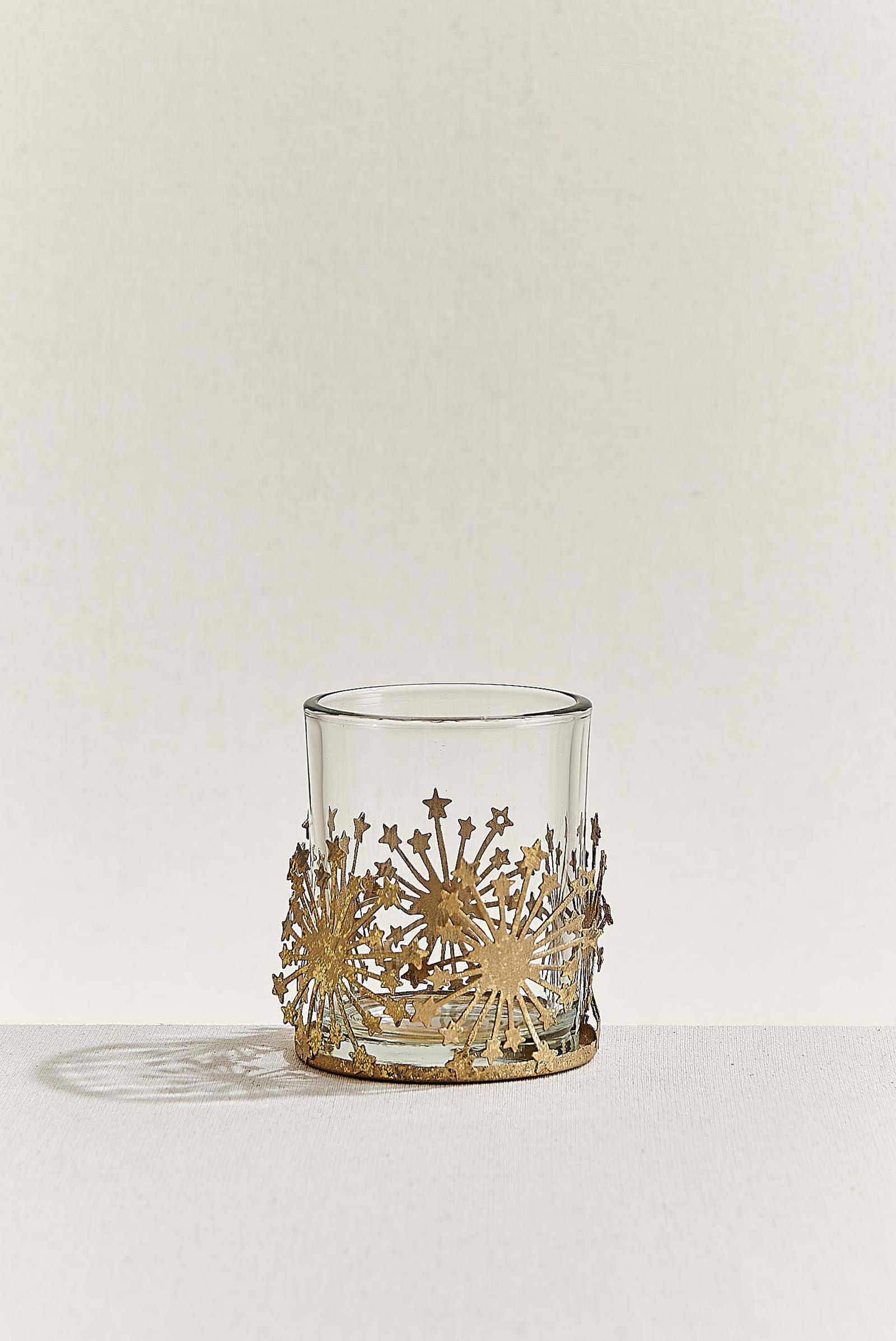 Snowy Tealight Mumluk Gold
