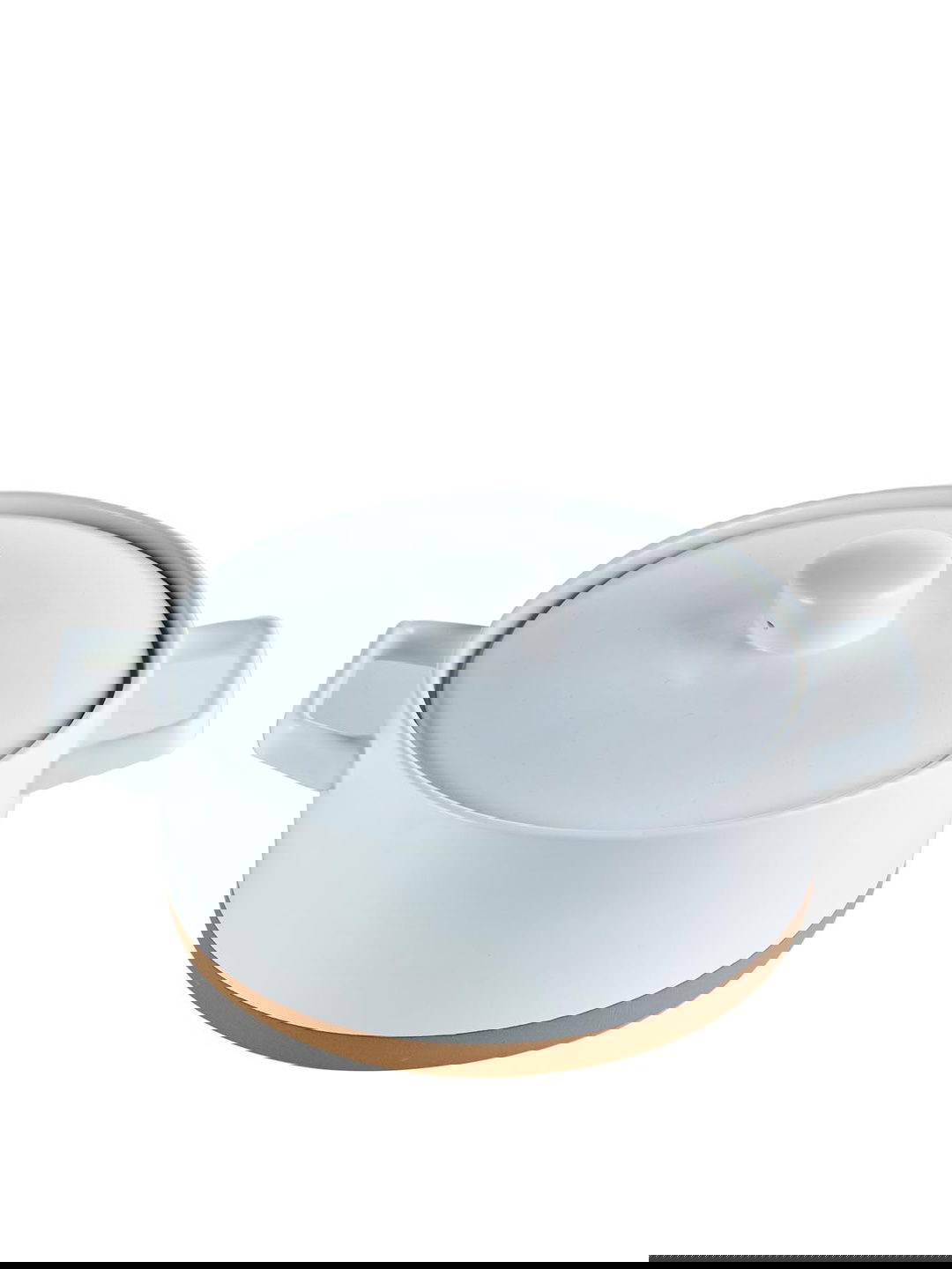 Norge Seramik Servis Tencere 27 cm Beyaz