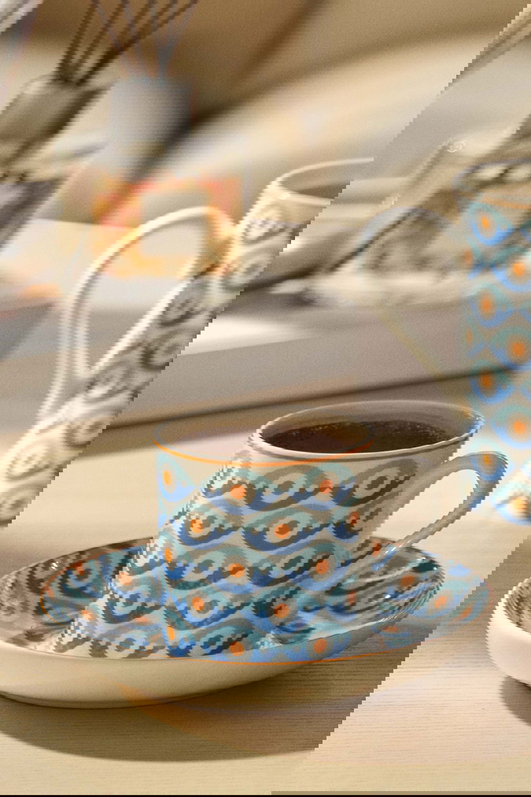 Göz Porselen Espresso Fincanı