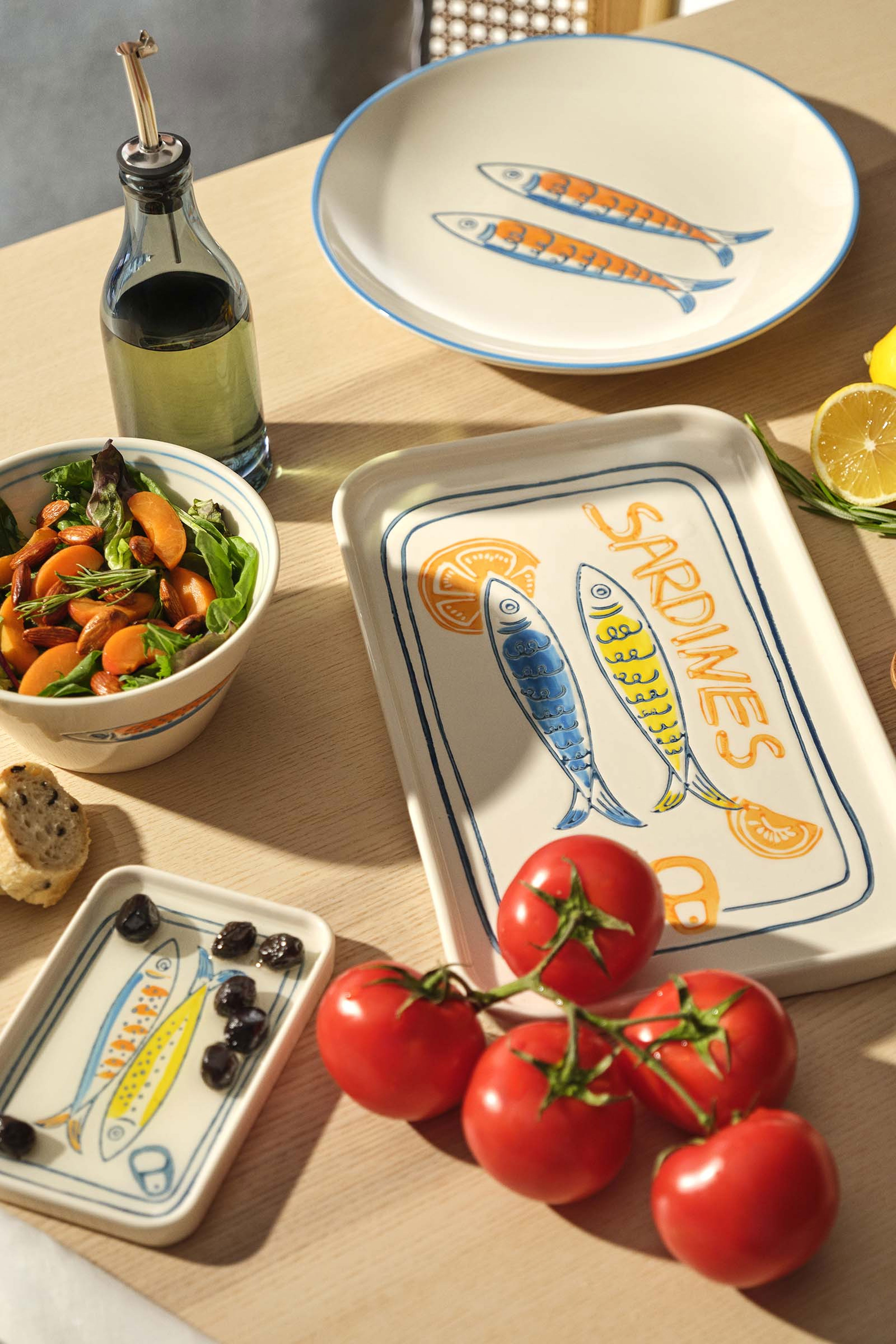 SARDINES SERAMIK YEMEK TABAĞI